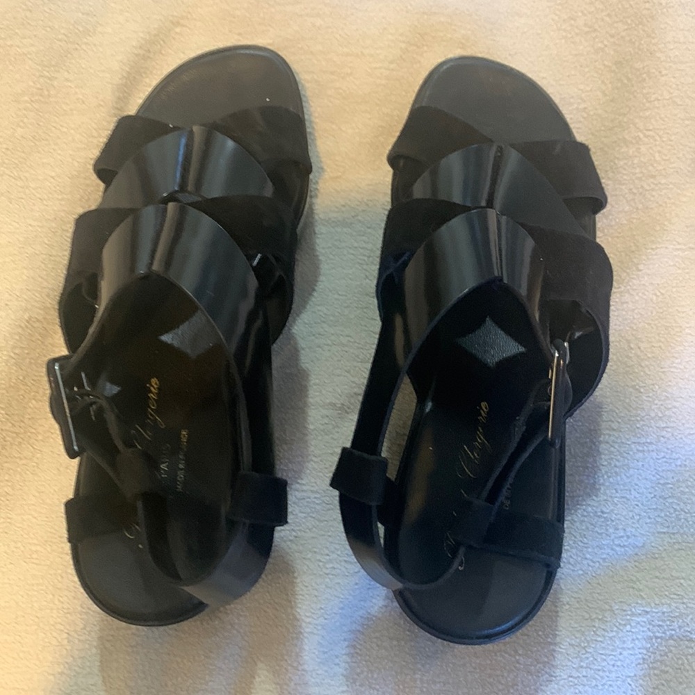 Black dressy sandal Robert Clergerie shoes